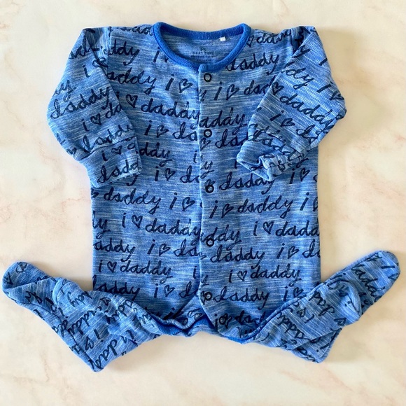 Next Baby Graphic Onesie Sleeper | 3-6 Months - Picture 1 of 5